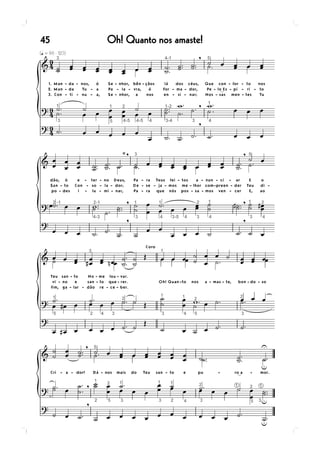 Oh! Quanto nos amaste!45
 