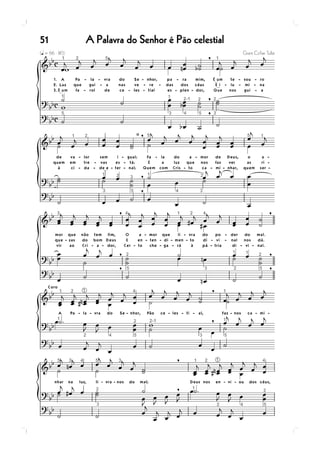 A Palavra do Senhor é Pão celestial51
 