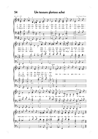 Um tesouro glorioso achei54
 