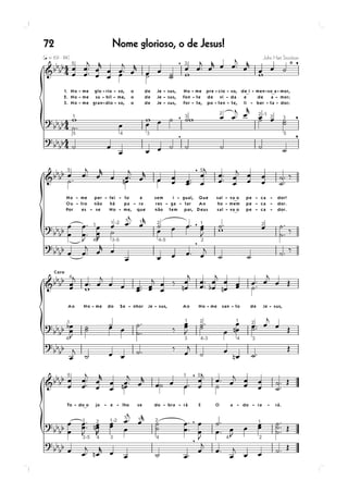 72 Nome glorioso, o de Jesus!
 