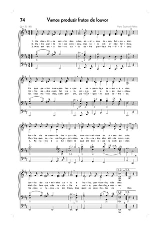 Vamos produzir frutos de louvor74
 