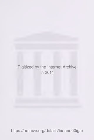 Digitized by the Internet Archive
in 2014
https://archive.org/details/hinarioOOigre
 