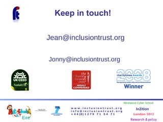 [email_address] Keep in touch! [email_address] 