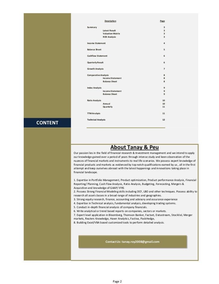 hindalco industries ltd what are types of financial statements