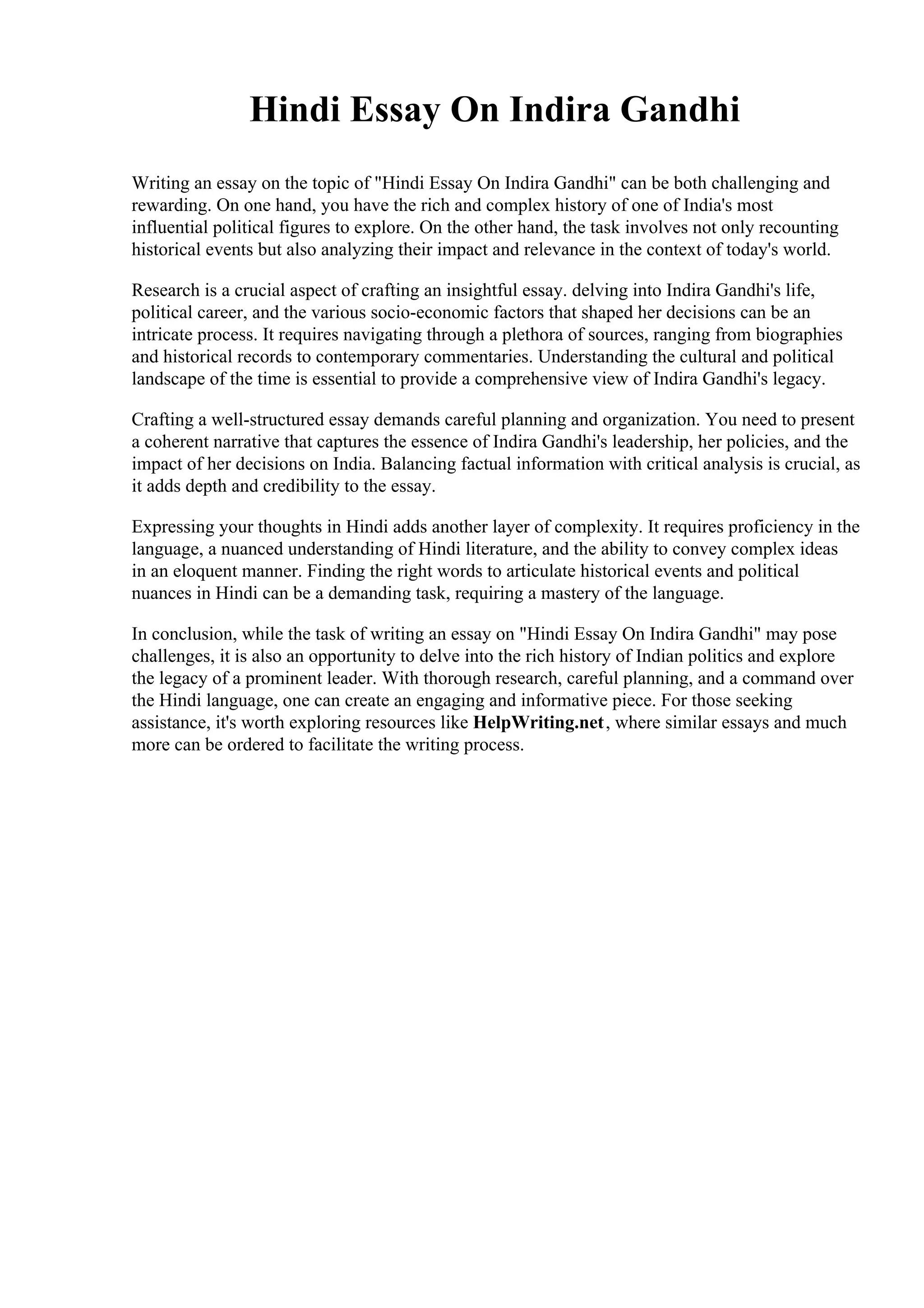 Hindi Essay On Indira Gandhi.pdf