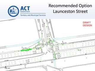 Recommended Option
Launceston Street
DRAFT
DESIGN
 
