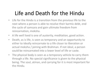 Life and Death for the Hindu ,[object Object]