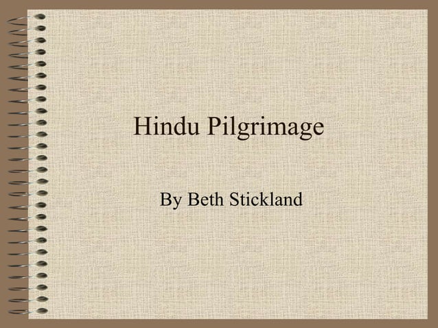 Hindu Pilgrimage | PPT