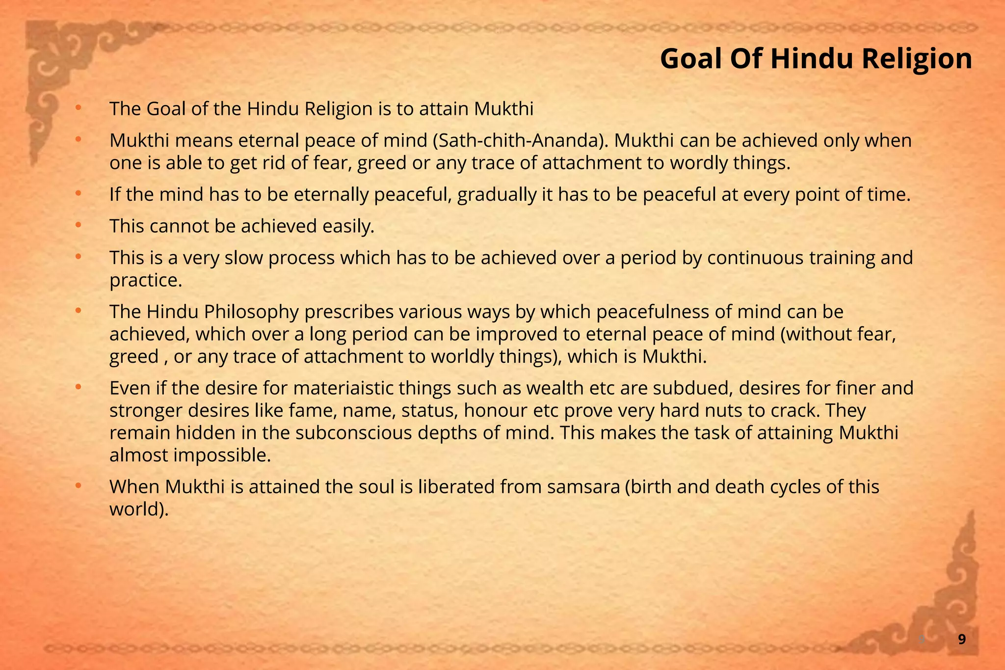 Hinduism - The Fundamentals of Hindu Philosophy | PDF