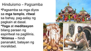 Pagsamba Picture Hinduismo at Buddhismo - Grade 8 Quarter 1 | PPTX