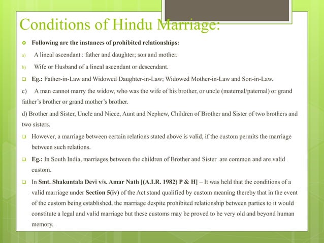 research paper on hindu marriage act