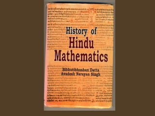 Hindu Mathematics history .pptx