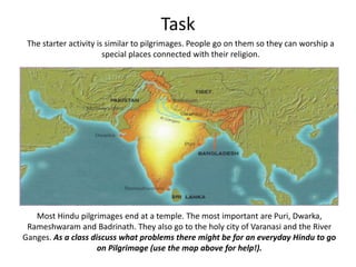 Hindu pilgrimage power point | PPTX