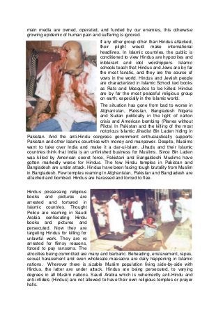 main media are owned, operated, and funded by our enemies, this otherwise
growing epidemic of human pain and suffering is ...