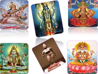 Saraswati

Shiva

Lakshmi

Brahma

 