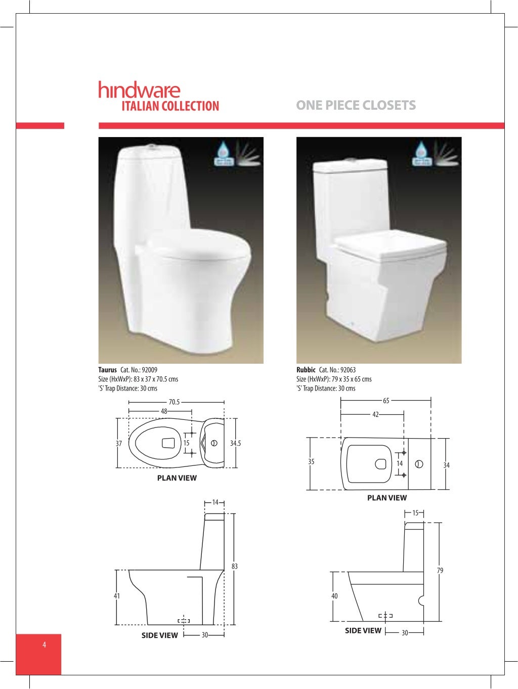 Hindware sanitaryware water closets (wc) catalogue