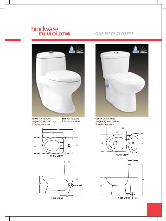 Hindware sanitaryware water closets (wc) catalogue