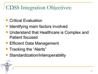 Clinical Decision Support Systems - Sunil Nair Health Informatics ...