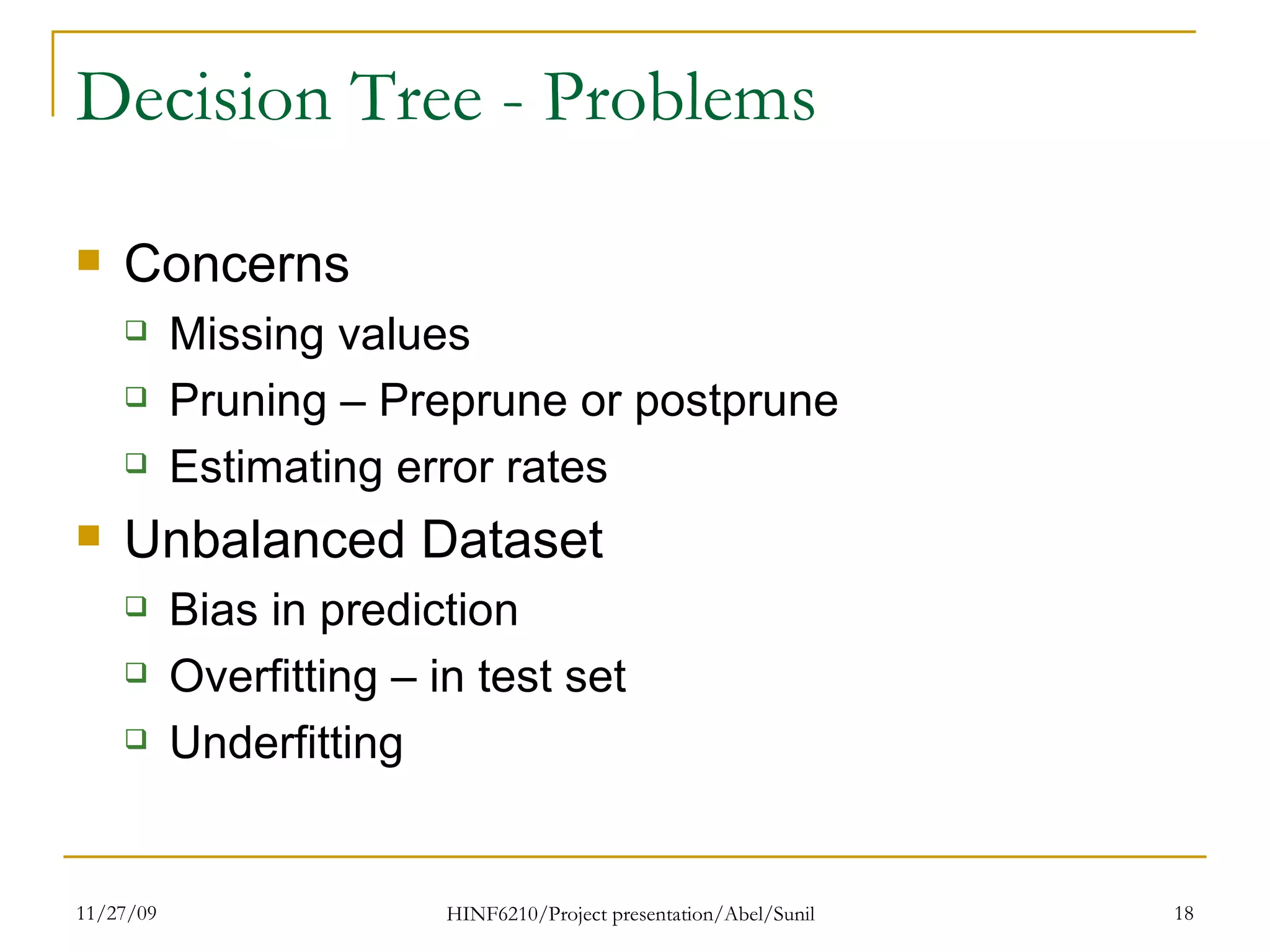Data Mining - Classification Of Breast Cancer Dataset using Decision ...
