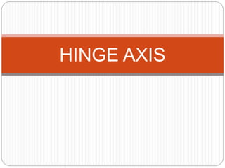HINGE AXIS
 