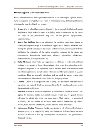 Standardization of Hingvastaka churna- A polyherbal formulation | PDF
