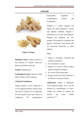 Standardization of Hingvastaka churna- A polyherbal formulation | PDF
