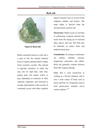 Standardization of Hingvastaka churna- A polyherbal formulation | PDF