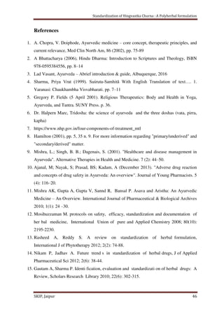 Standardization of Hingvastaka churna- A polyherbal formulation | PDF