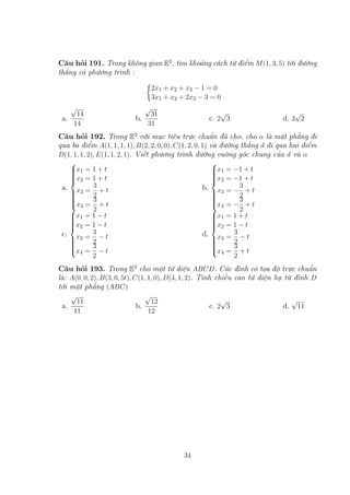 Hinh hoc-affine | PDF