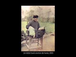 Un lettré lisant environ de hanoi, 1915
 