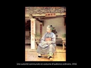 Une autorité communale en costume d’audience ordinaire, 1916
 