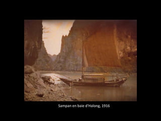 Sampan en baie d'Halong, 1916
 