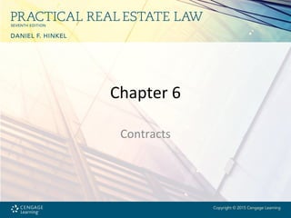 Chapter 6
Contracts
 