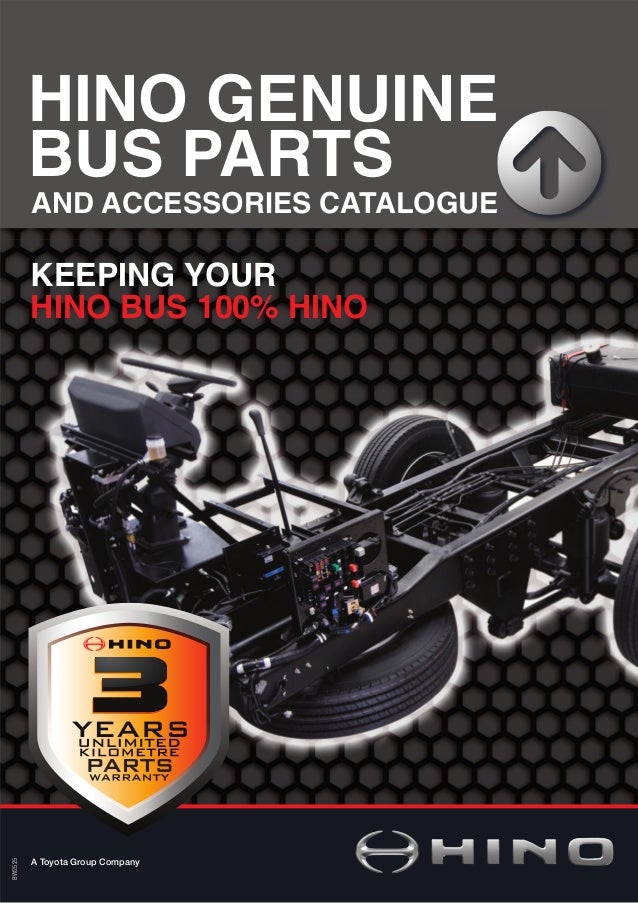 Hino Truck & Bus - Parts Catalogue Q2 2015