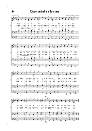 84   Quão amável é a Tua casa
 