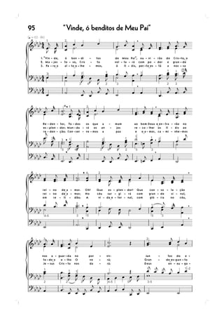 95    Vinde, ó benditos de Meu Pai
 