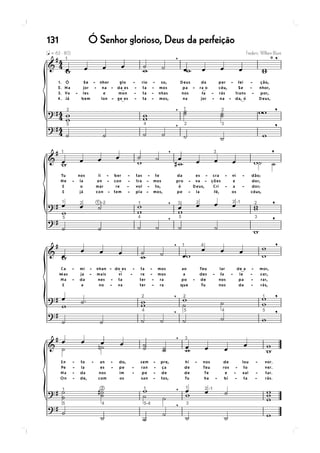 131   Ó Senhor glorioso, Deus da perfeição
 