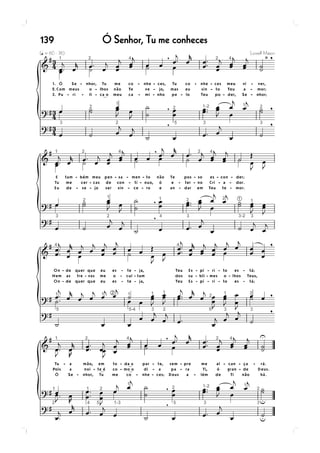 139   Ó Senhor, Tu me conheces
 