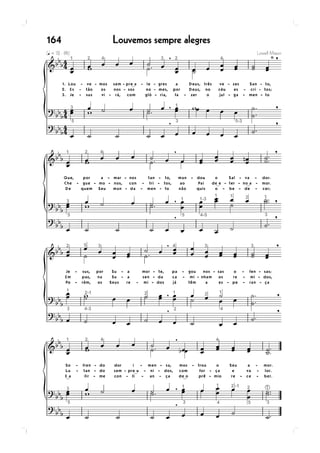 164   Louvemos sempre alegres
 