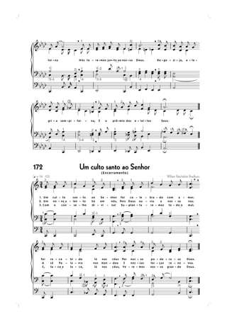 172   Um culto santo ao Senhor
 