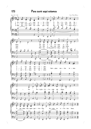 173   Para ouvir aqui estamos
 