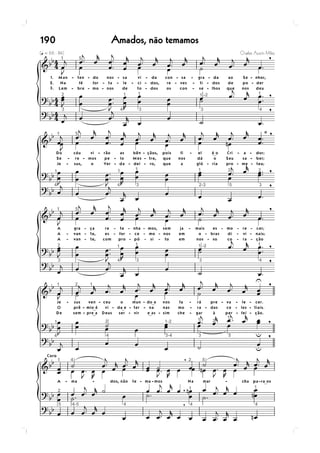 190   Amados, não temamos
 
