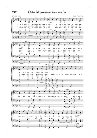 192   Quão fiel promessa Jesus nos fez
 