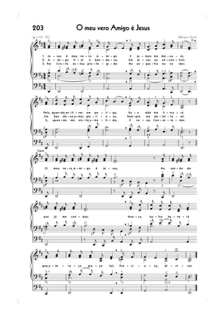 203   O meu vero Amigo é Jesus
 