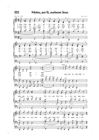 223   Muitos, por fé, aceitaram Jesus
 