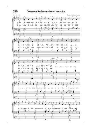 250   Com meu Redentor viverei nos céus
 