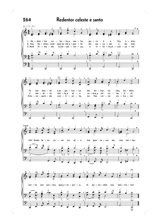 264   Redentor celeste e santo
 
