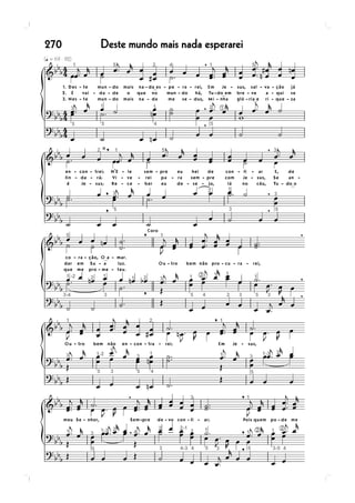 270   Deste mundo mais nada esperarei
 