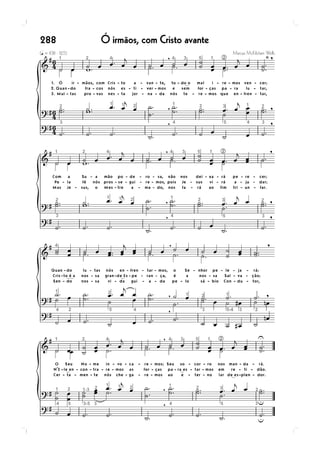288   Ó irmãos, com Cristo avante
 