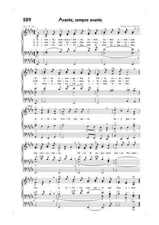 289   Avante, sempre avante
 